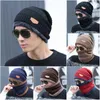 Warm Winter Beanie Hat Scarf Set Stylish Knit Skull Cap for Men Knitted Ski Wear Cycling Unisex 230920