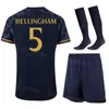 Club Man Jeugd 23 24 Voetbal Kylian Mbappe Jerseys Kepa Arrizabalaga Federico Valverde Toni Kroos Jude Bellingham Vinicius Junior Carvajal Voetbalshirt HuangMa