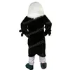 Performance Black Eagle Mascot Costumes Holiday Celebration Cartoon Character Outfit Suit Carnival Adults Size Halloween Christmas Fancy Dress