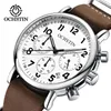 Montres-bracelets OCHSTIN hommes classique pilote mince montres horloge haut de gamme marque d'affaires montre-bracelet quartz unique chronographe relogio masculino 231025