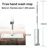 Швабра Squeeze Mop Magic Flat Hands Free Washing Lazy для дома, уборка пола, бытовые инструменты со сменными подушечками 231025