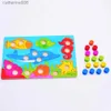 Puzzles 3D Wooden Puzzle Jigsaw Toy Montessori Baby Toys Wood Cartoon Animal Puzzles Game Kids Early Educational Toys for Children GiftsL231025