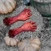 Decorazioni da giardino 2 pezzi protesi di mano rotta ornamento protesico Halloween falsi oggetti di scena ingannevoli