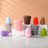 Sponzen Applicators Katoen 50st Aangepaste Beauty Egg Cosmetische Blender Make-upspons op maat Private Label Latexvrij Koffiekopje Make-upspons 231025