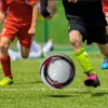 Toplar Makine Dikişli Futbol Topu Profesyonel Futbol Topları Su Geçirmez Boyut 5 Açık Mekan Taşınabilir Eğitim Spor Mavisi 231024