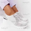 SURET BUTY BUTY Fashion Buty Kobiety wulkanizowane buty klinowe Sneakers Kobiety sportowe buty damskie oddychające swobodne platformy trampki T231025