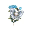 Broches Top Design plante papillon fleur broche femmes costume Cheongsam vêtements accessoires créatifs Badges broche Corsage pour dame