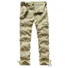 Survêtements pour hommes Elmsk Uniformes militaires d'extérieur européens et américains Pantalons longs Soldat spécial Coton Lâche Multi Sac Large Taille