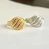 DY Ring Designer Classic jewelry Fashion Charm Jewelry women ring 925 Sterling Silver Popular Thread Ring Christmas gifts jewelry high quality luxury accessories