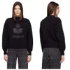 Isabel marant 23AW Women Designer Fashion Hoodies Cotton Sweatshirt New Sportshirt Black Moby Sweater Top POLOS