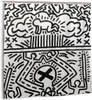 Занавески для душа художественная работа Haring поп-арт занавеска для душа водонепроницаемая для ванной комнаты 231025