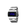 Armbandsur LED Digital Display Watch Camping Electric Alloy Handsur Wrist Decoration