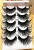 False Eyelashes 5PairsSet Charming Black Exaggerated Thick Long Eye Lashes Daily Party Makeup Extension Tools Whole3807022