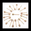 Spoons 25Pcs Long Handle Wood Honey Mixing Sticks Dipper Extractor For Jar Coffee Milk Tea Supplies Kitchen Tool