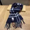 Женский кашемировый шарф, классические клетчатые дизайнерские шарфы, мягкие на ощупь теплые накидки с бирками, осенне-зимние длинные шали