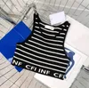 Women's Tanks Designer Label Trend Fashion Chic Short Sleeveless Tank Top