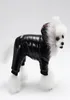 Vestuário para cães Engrossado Inverno Neve Algodão Roupas Pet Casaco Quente Outfit Down Parkas Puppy1557767