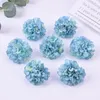 Decorative Flowers 50PC Artificial Hydrangea Home Party Garden Rose Arch Wedding Decor Christmas Diy Candy Box Fake Silk Scrapbook Plants