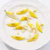 Banana Miniature with Hoop Mini Resin Fruit Mold for DIY Jewery Accessories 1222132