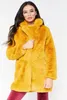 Damenjacken Plus Size Damen Eleganter Mantel Herbst und Winter übergroßer einfarbiger Teddy-Samtknopf Langarm-Revers 231025