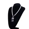 Choker Pearl Chain OT Greek Lady Community 1920 Zeta Phi Beta Sorority Naszyjnik