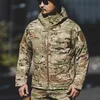Jackets M65 Winter Tactical Parka Outdoor Warm Camouflage Military Coat Multicam Hoodie Outwear Dropship Casual Multi Pockets YQ231025