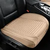 Assento de carro cobre frente nappa couro respirável protetor antiderrapante confortável proteção universal