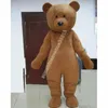 Halloween Teddy Bear Mascot Costume Högkvalitativ tecknad temakaraktär Karneval Vuxna Storlek Julfödelsedagsfest Fancy Outfit For Men Women