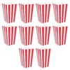 Dinnerware Sets 10 Pcs Popcorn Carton Disposable Containers Chicken Box Paper Baby Outdoor Gifts