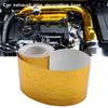 Reflektera en guld termisk tejp luftintag värmeisoleringssköld omslag reflekterande barriär självhäftande motor