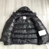 CHAQUETA DE ABAJO invierno cálido abrigo de gran tamaño tnfs puffer hombres Moda para mujer Para mujer Estampado completo Grueso WarmHat Manga larga Chaqueta corta