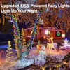 Christmas Decorations Bluetooth Colorful Fairy Lights Tree Festoon RGB LED String Light Xmas Year Wedding Holiday Decor Garland Lamp 231025