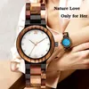 Wristwatches Exported To Japan Wooden Watches Female Pearl Shells Colorful Wood Set Simple Fashion Watch Wholesale