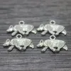 50 stuks veel 21 x 15 mm beer bedels hangers in antiek zilver toon voor sieraden diy maken pj36244o