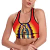 Yoga-Outfit Jungfrau Maria Zarape U-Ausschnitt Sport-BH Unsere Liebe Frau von Guadalupe Unterstützung Training Raceback Crop Bras Aktiv gepolstertes Oberteil für