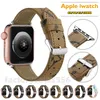 Luxo L Flower Designer pulseiras de relógio para Apple Watch Band 41mm 42mm 40mm 44mm Watch 7 6 Bandas PU Pulseira de Couro Pulseira Carta Impressa Pulseira