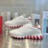 Ensemble de chaussures en cuir de luxe chaussures de sport respirantes semelle optique décontractée en cours d'exécution blanc couple à la mode