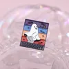 Halloween Ghost Enamel Pins Custom Cute Sexy Ghost Dress Up Brooches Lapel Badges Gothic Funny Jewelry Gift for Kids Friends