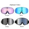 Ski Goggles Doublelayer Antifog And Windproof Eye Protection Column Surface Unisex Glasses 231024