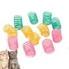 Jouets à ressort en plastique pour chaton, jeux intelligents 2023 larges et durables, bobine de calibre lourd, accessoires pour animaux de compagnie flexibles