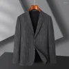 Abiti da uomo 2023 Boutique di abbinamento bello di fascia alta Cappotto da abito stampato autunno e inverno Plus Processo complesso di grasso Moda semplice