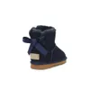 Australie Bottes Classique Mini Enfants Ug Bottes Filles Tout-petits Chaussures De Créateur Hiver Neige Baskets Designer Botte Jeunes Châtaignier Rock Rose Gris Noir Bottes