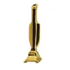 Tubi per fumatori Lega di alluminio Portatile 57Mm Tubo per bottiglia da fiuto Mini Golden Man Trofeo Tubo in metallo Sniffer per vuoto Snorter Sniff Dispenser Dhgyp