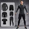 Trainingspakken voor heren Trainingssportkleding voor heren Fitnesscompressiesportkleding Joggen Strakke sportkleding Sneldrogende sportkleding Q231025