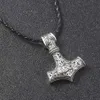 Pendant Necklaces MIDY Ancient Norse Vikings Charms Supernatural Moon Pentagram Necklace Women Jewelry Rope Chain1260m