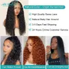 Spetsspår Ali Grace Wigs Brasilian Kinky Curly Human Hair Wigs Pre-Plucked 13x4 13x6 Spets Frontal Wig Remy Hair Deep Curly Spets Front Wigs 231024