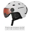 Лыжные шлемы Профессиональный шлем для взрослых 16 вентиляционных отверстий Высокое качество катания на лыжах Сверхлегкий скейтборд Сноуборд с очками 231024