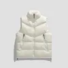 Gilets pour hommes hiver gilet manteaux solide sans manches décontracté automne chaud travail épaissir rembourré manteau gilet grande taille vêtements d'extérieur