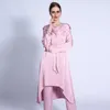 Ropa étnica Venta de Kurtis para mujeres Vestidos Abaya Estilo Peplum Baju Kurung Conjuntos Vestido musulmán islámico