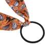 Accessoires pour cheveux d'halloween, bandes en caoutchouc, dessin animé, crâne de citrouille, décoration de fête, serre-tête, support de queue de poney